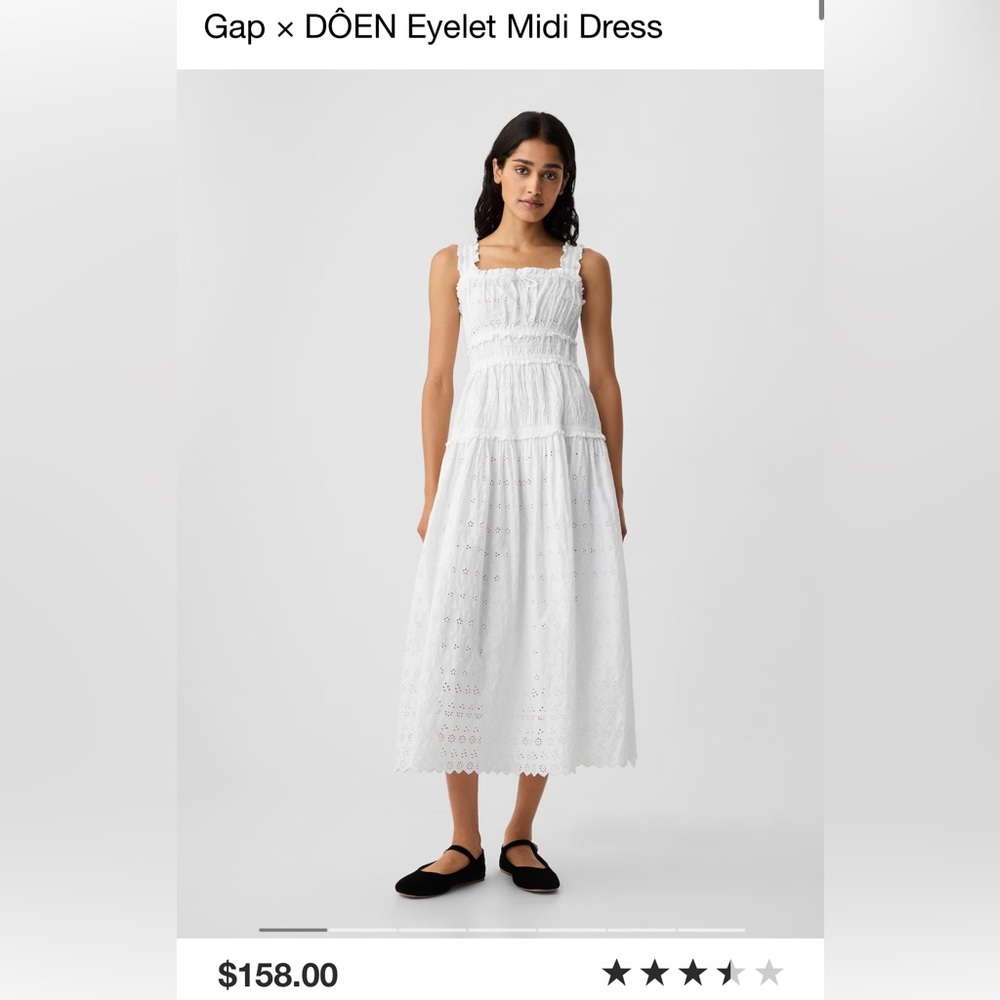 gap x Doen eyelet dress